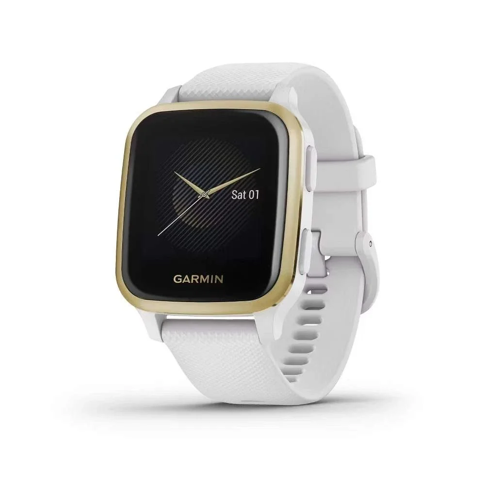 New! Garmin Venu SQ Smartwatch GPS Fitness Running Smart Watch 010-02427-01 Gold